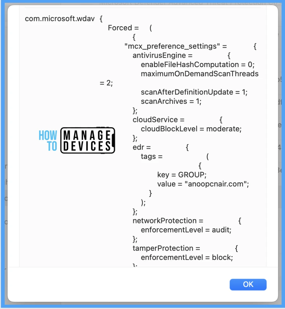 Configure New Managed Settings in macOS Catalogue using Intune 2309 release or later Fig. 17
